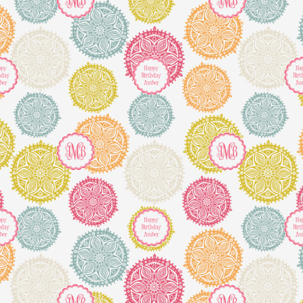 Doily Pattern Wrapping Paper Square