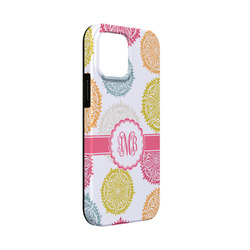 Doily Pattern iPhone Case - Rubber Lined - iPhone 13 Mini (Personalized)