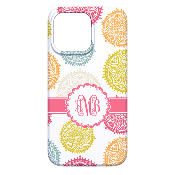 Doily Pattern iPhone 13 Pro Max Case - Back
