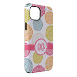 Doily Pattern iPhone Case - Rubber Lined - iPhone 14 Pro Max (Personalized)