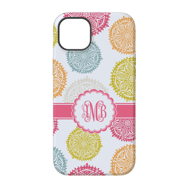 Doily Pattern iPhone 14 Tough Case - Back