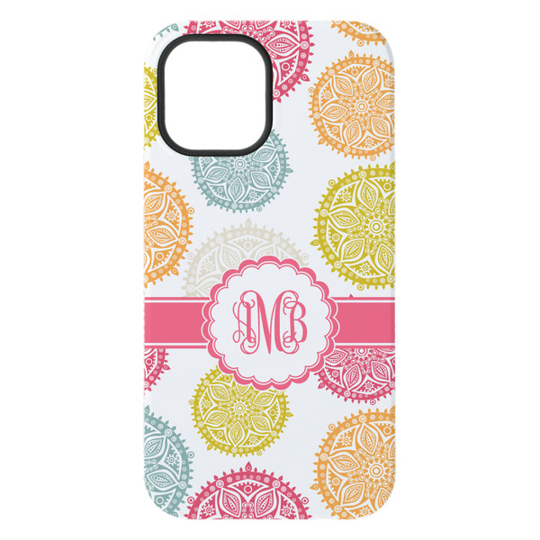Doily Pattern iPhone 15 Plus Tough Case - Back