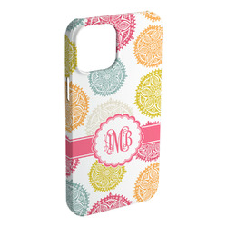 Doily Pattern iPhone Case - Plastic - iPhone 15 Pro Max (Personalized)