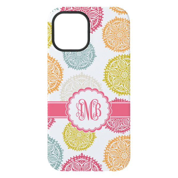 Doily Pattern iPhone 15 Pro Max Tough Case - Back