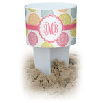 Doily Pattern White Beach Spiker Drink Holder (Personalized)