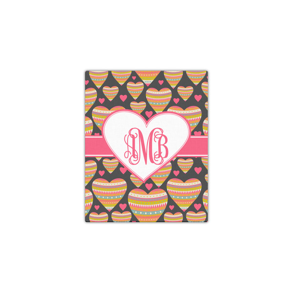 Hearts 11x14 - Canvas Print - Front View
