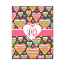 Hearts Wood Print - 11x14 (Personalized)