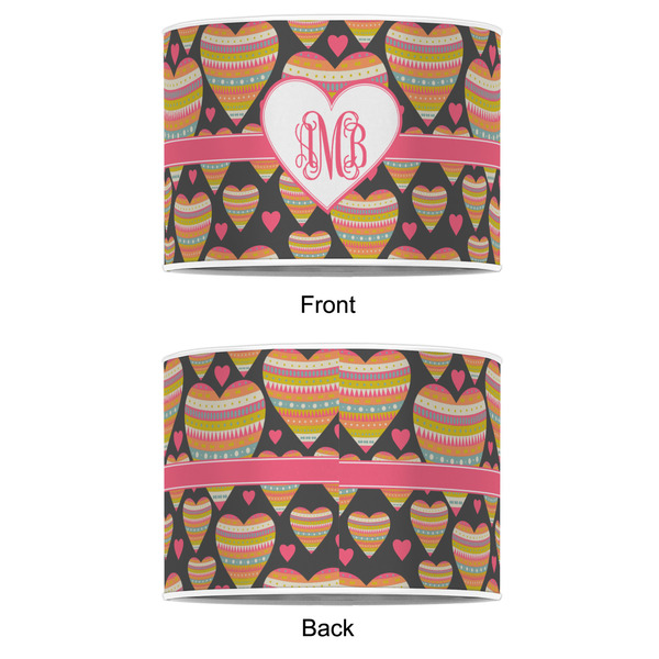 Hearts 12" Drum Lampshade - APPROVAL (Poly Film)