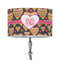 Hearts 12" Drum Lampshade - ON STAND (Poly Film)