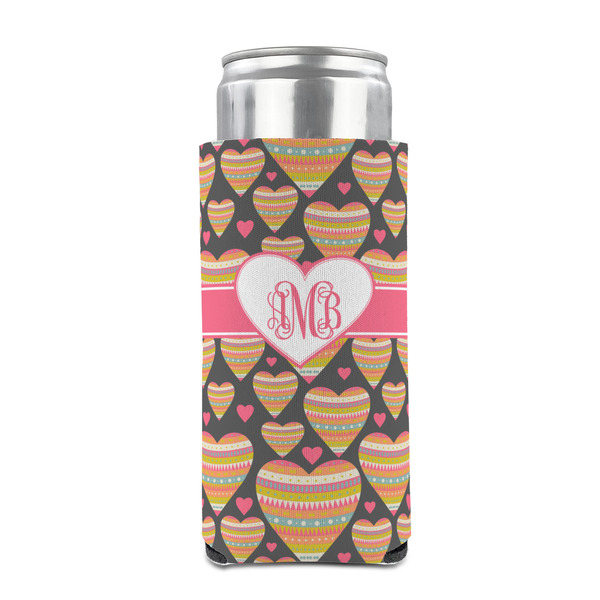 Hearts 12oz Tall Can Sleeve - FRONT (on can)