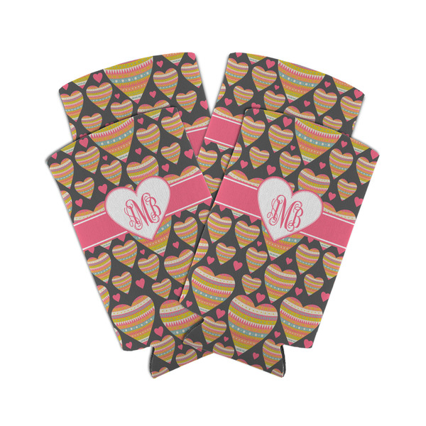 Hearts 12oz Tall Can Sleeve - Set of 4 - MAIN