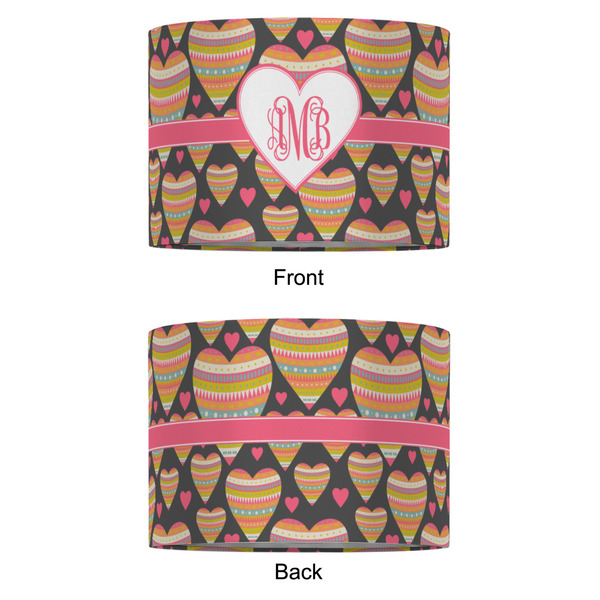 Hearts 16" Drum Lampshade - APPROVAL (Fabric)