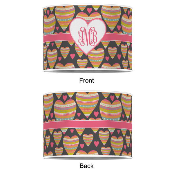 Hearts 16" Drum Lampshade - APPROVAL (Poly Film)