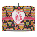 Hearts Drum Pendant Lamp (Personalized)