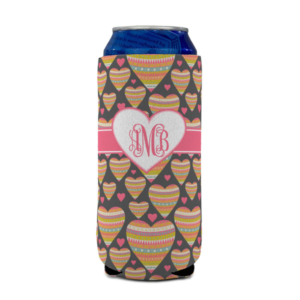 Hearts 16oz Can Sleeve - FRONT (on can)