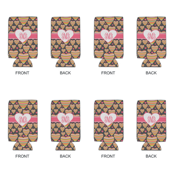 Hearts 16oz Can Sleeve - Set of 4 - APPROVAL