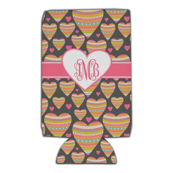 Hearts 16oz Can Sleeve - Set of 4 - FRONT