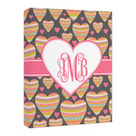 Hearts Canvas Print - 16x20 (Personalized)
