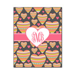 Hearts Wood Print - 16x20 (Personalized)