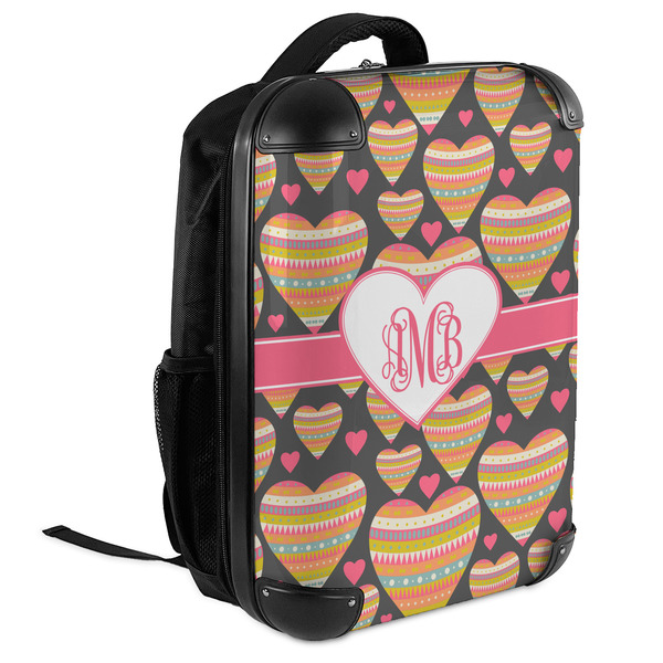 Hearts 18" Hard Shell Backpacks - ANGLED VIEW
