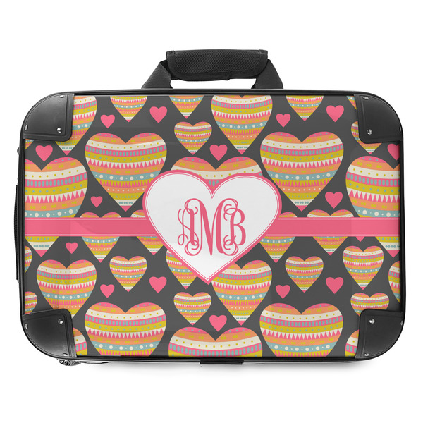 Custom Hearts Hard Shell Briefcase - 18" (Personalized)