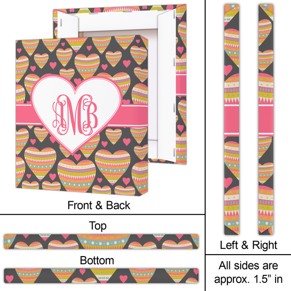 Hearts 20x24 - Canvas Print - Approval