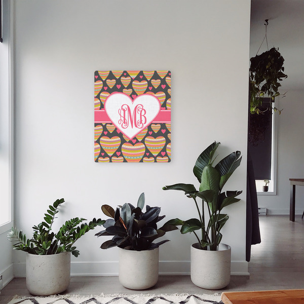 Hearts 20x24 - Canvas Print - In Context