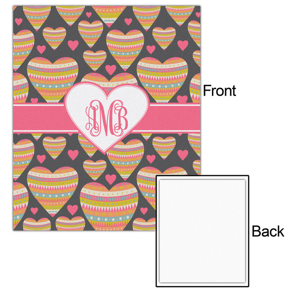 Hearts 20x24 - Matte Poster - Front & Back