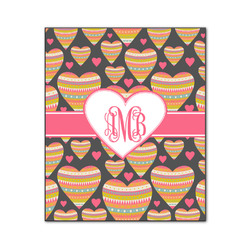 Hearts Wood Print - 20x24 (Personalized)