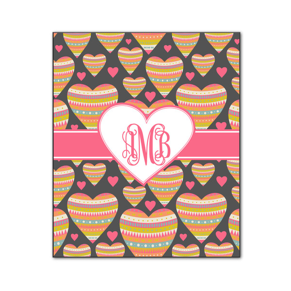 Hearts 20x24 Wood Print - Front View