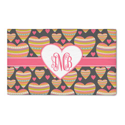 Hearts 3' x 5' Patio Rug (Personalized)