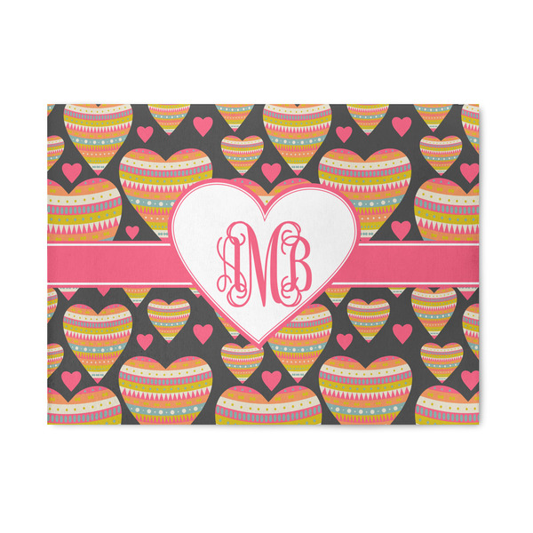 Custom Hearts Area Rug (Personalized)