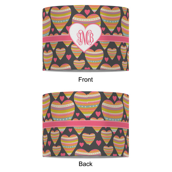 Hearts 8" Drum Lampshade - APPROVAL (Fabric)
