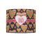 Hearts 8" Drum Lampshade - FRONT (Fabric)