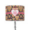 Hearts 8" Drum Lamp Shade - Fabric (Personalized)