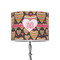 Hearts 8" Drum Lampshade - ON STAND (Poly Film)