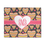 Hearts 8' x 10' Indoor Area Rug (Personalized)