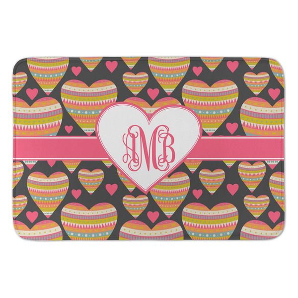 Custom Hearts Anti-Fatigue Kitchen Mat (Personalized)
