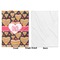 Hearts Baby Blanket (Single Side - Printed Front, White Back)