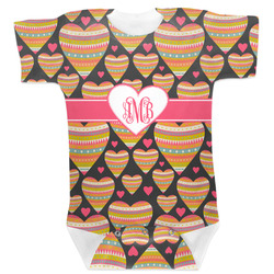 Hearts Baby Bodysuit (Personalized)