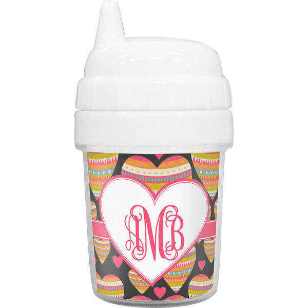 Custom Hearts Baby Sippy Cup (Personalized)