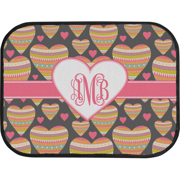 Hearts Back Seat Car Mat