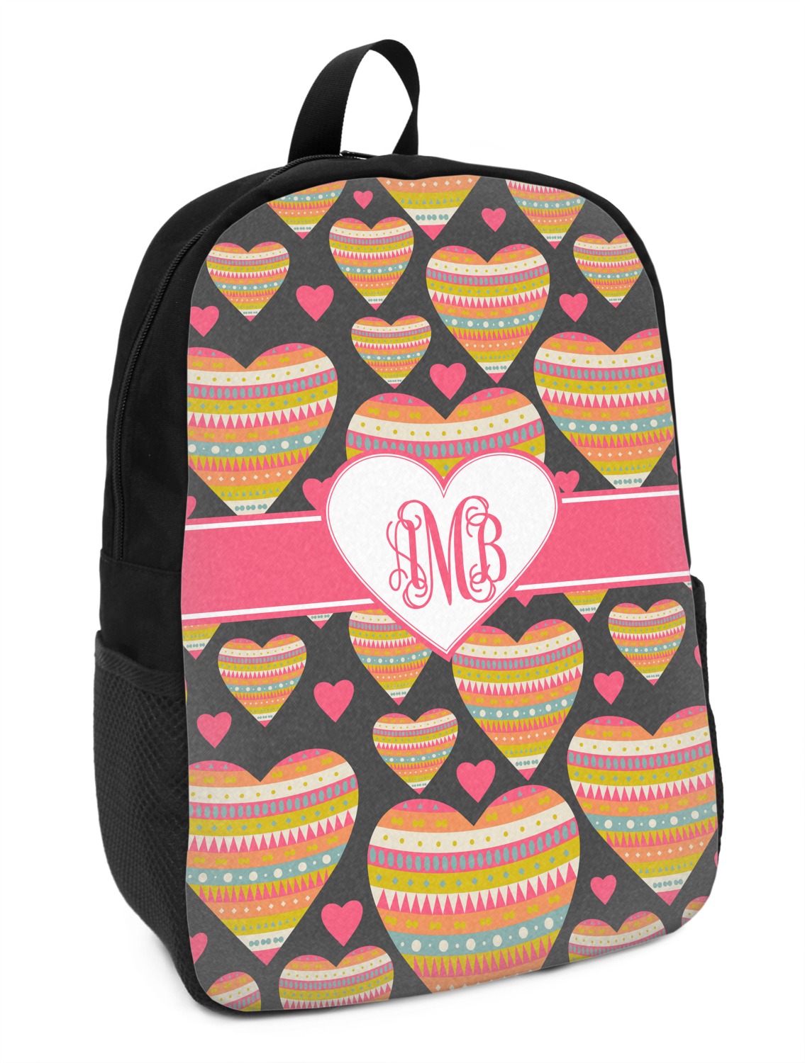 Custom Hearts Kids Backpack (Personalized) YouCustomizeIt