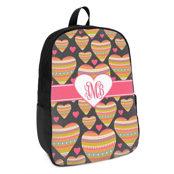 Custom Hearts Kids Backpack (Personalized)