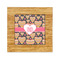 Hearts Bamboo Trivet with 6" Tile - FRONT
