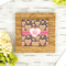 Hearts Bamboo Trivet with 6" Tile - LIFESTYLE