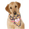 Hearts Dog Bandana Scarf w/ Monogram