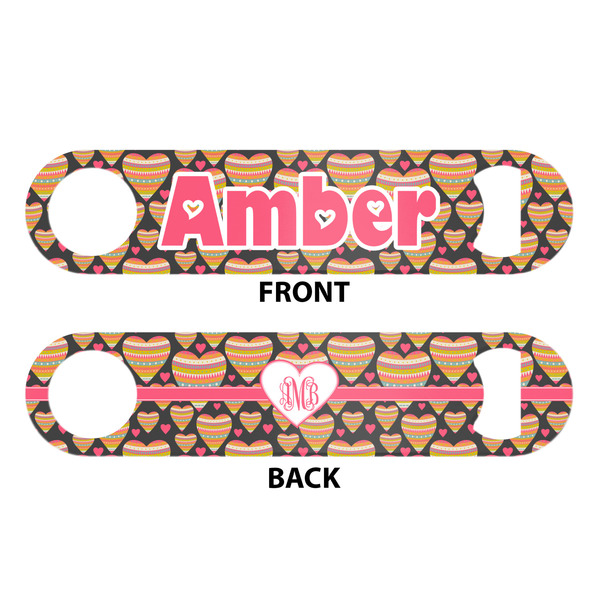 Hearts Bar Bottle Opener - White - Approval