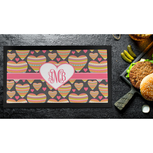 Hearts Bar Mat - Small - LIFESTYLE