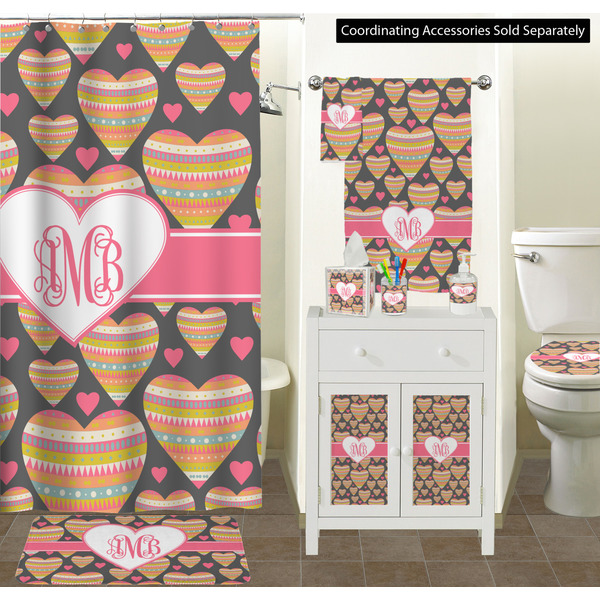 Hearts Bathroom Scene